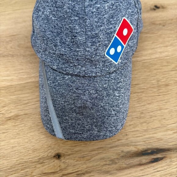 Dominos Gear Official Pizza Ball Hat Cap Adjustable Unisex Gray Logo Reflective - Picture 3 of 9